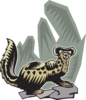 Stylized Ferret Art Clip Art